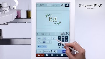 PR1055X - Embroidery Function 06 - Specifying the pause locations where you wish to stop the machine