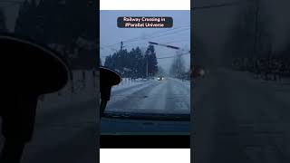 Suicidal railway crossing