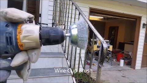 How to Use Wire Wheel Cup Brush - Clean Rust and Polish Metal
