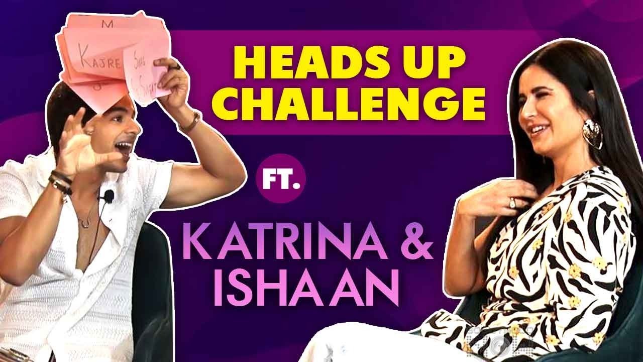 FUNNIEST Heads Up Challenge Ever Ft. Katrina Kaif & Ishaan Khatter | Phone Bhoot | Exclusive