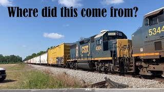 Chasing CSX L235 with a mysterious GP39-2