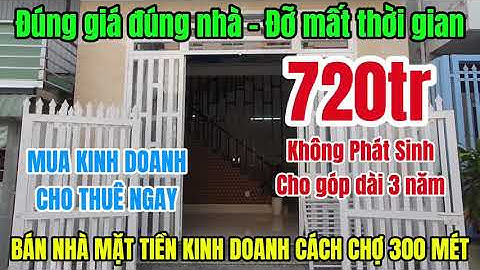 Nhà Hóc Môn giá rẻ Dũng Trần I Bán nhà mặt tiền gần Chợ tiện kinh doanh cuối Phan Văn Hớn Hóc Môn