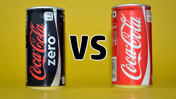 Coca cola vs Coca cola Zero Sugar Experiment | Science Experiments with Coca-Cola