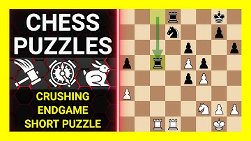 Chess Puzzles to Practice. Themes: Crushing, Endgame, Short puzzle. Learn Chess