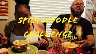 Almost kill my husband with this prank!! Spicy noodle challenge!!