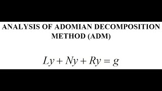 ANALYSIS OF ADM
