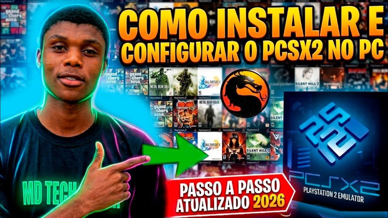 COMO INSTALAR E CONFIGURAR O PCSX2 NO PC (PASSO A PASSO ATUALIZADO 2026 ...