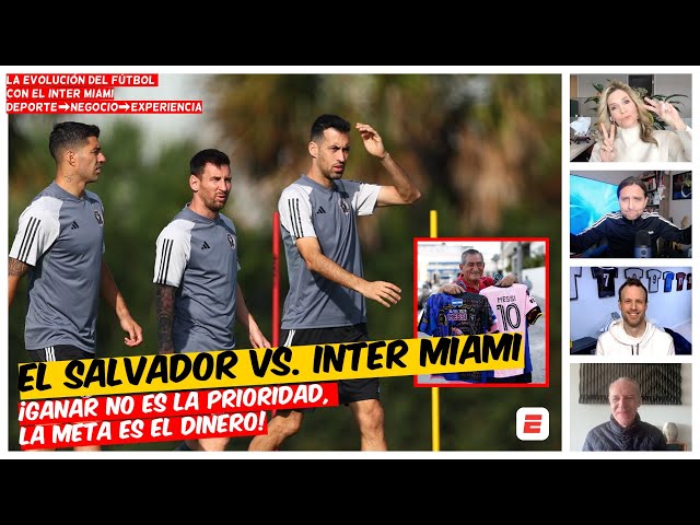 El futbolista que se quedó con la camiseta de Messi luego del partido El  Salvador-Inter Miami