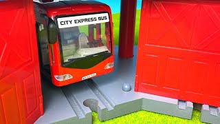 Bus, tow truck, tram, tractor, cars | toys video