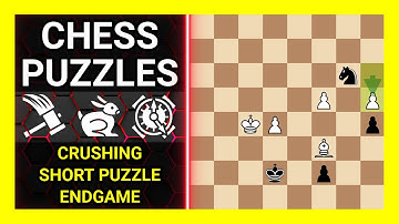 Chess Puzzles to Practice. Themes: Crushing, Short puzzle, Endgame. Learn Chess