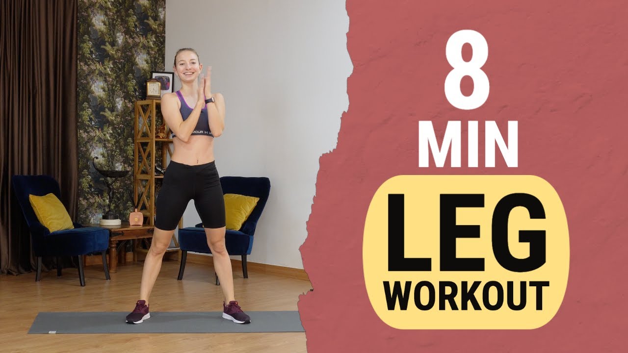 How to Do a Basic 8 Min Fitness Leg Workout with Breaks - YouTube
