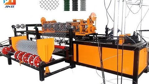 PLC Control Fully Automatic Chain Link Fence Machine