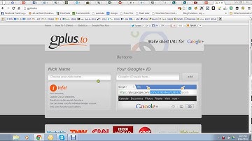 How To Use GPlus the Google + (Google Plus) URL Shortener for Marketing