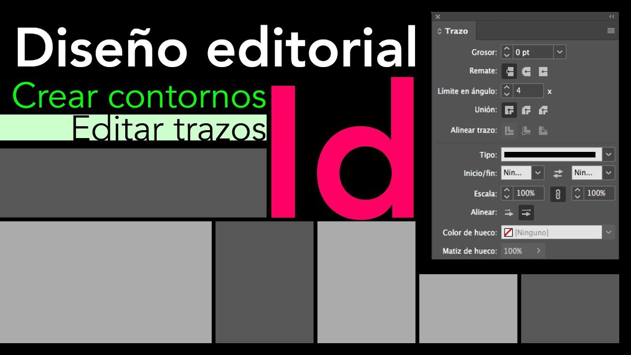 InDesign Convertir texto a curvas Crear contornos Ventana trazo Redondear trazados YouTube InDesign Convertir texto a curvas Crear contornos Ventana trazo Redondear trazados YouTube