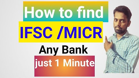 how to Fund any bank IFSC/MICR code | IFSC code kaise dekhe