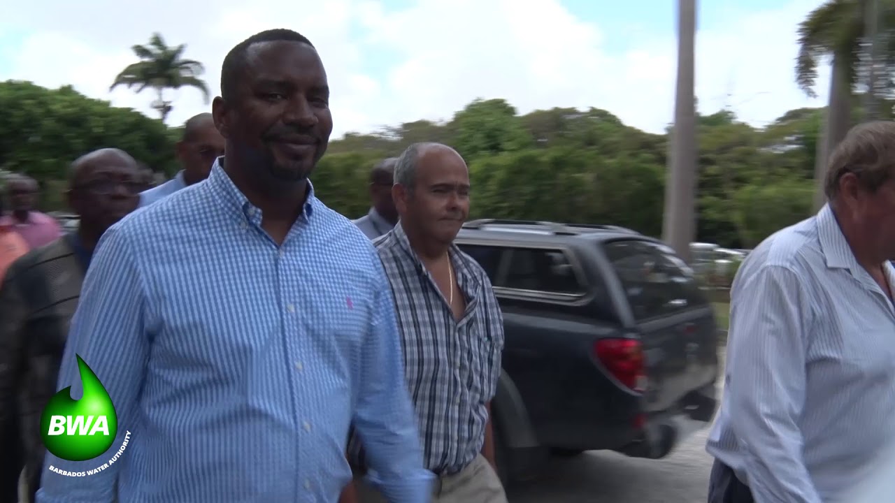 The Barbados Labour Party Tours The Sewage Affected Areas On  The South Coast