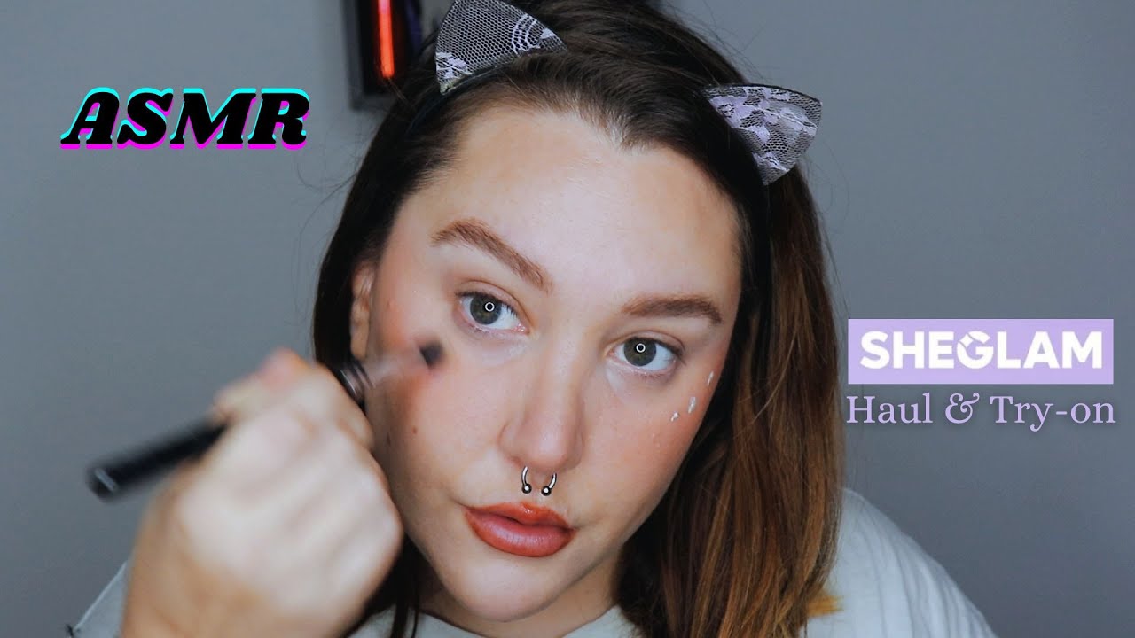 ASMR - SHEGLAM maquillaje haul y try on - FT ZAMAT