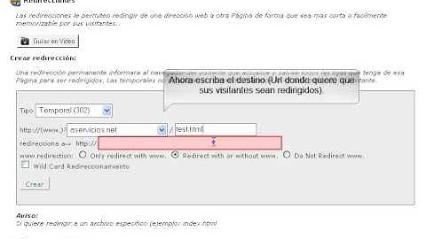 Redireccionar Dominio en cPanel