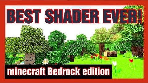 Best Minecraft Bedrock Edition Shader - Parallax Shader - ( Windows10 / Xbox / PE )