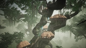 Tree House Elven Village Build Conan Exiles