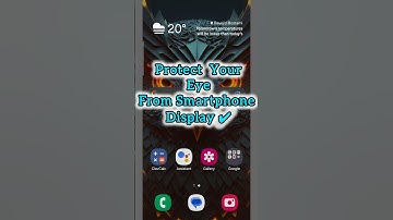 How To Enable Eye Comfort Shield On Samsung #shorts #views #viralvideo
