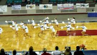 Evergreen Poms dance team at State OH8!