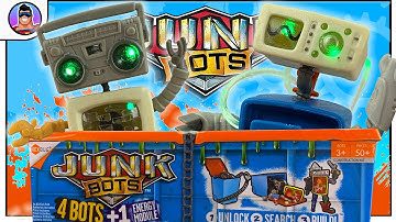 HexBug JUNKBOTS   |  Trash Robots 4 Pack Toy Opening and Review!