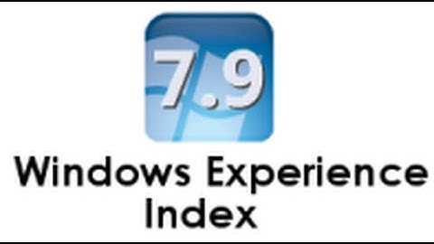 How to change your windows experience index score