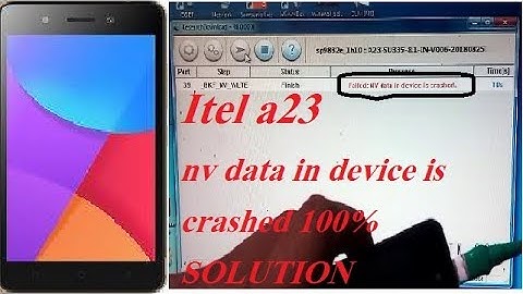 itel a23 nv data in device is crashed 100% SOLUTION
