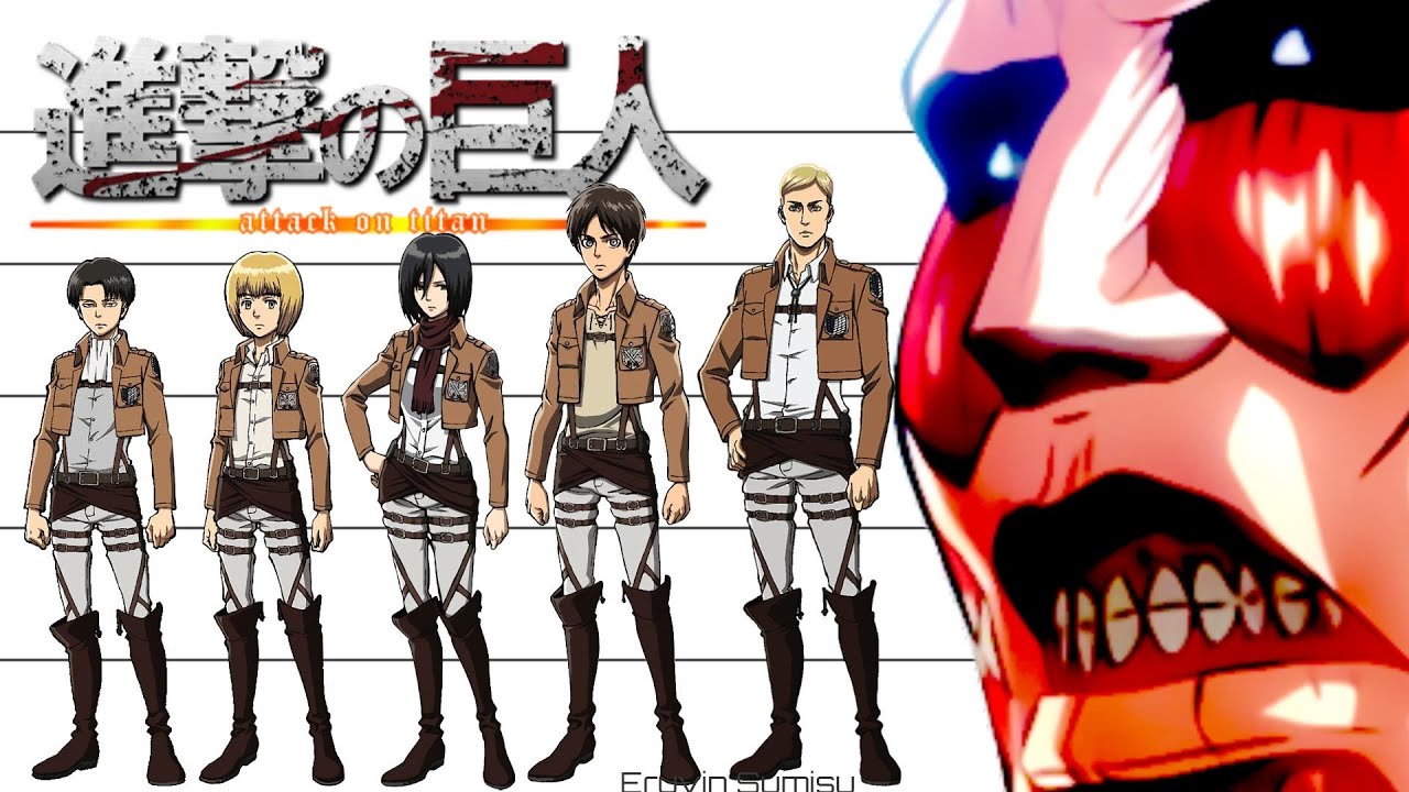 Featured image of post Aot Character Heights Season 4 - The final season of the hit anime series has started streaming on crunchyroll and funimation, with with three seasons now behind us, and a new one available to watch, we&#039;ve brought together everything you need to know about the iconic anime series.