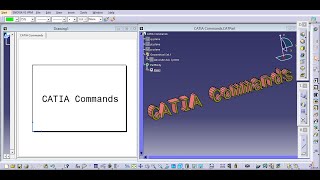 HOW TO IMPORT TEXT, CODE, LETTERS IN CATIA PART DESIGN by using  Drafting, Sketcher & Part Design.