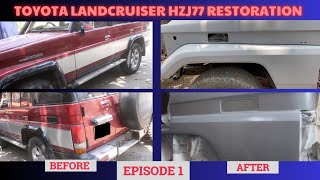 Toyota RKR Project Landcruiser HZJ77 Restoration Episode 1