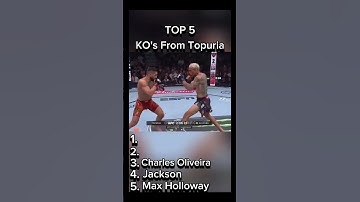 TOP 5 Best Ilia Topuria KNOCKOUTS!