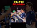 女性と男性の耐久力の違い #shorts