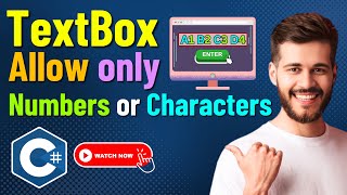 C# TextBox Allow only Numbers |  C# Textbox Allow Only Characters