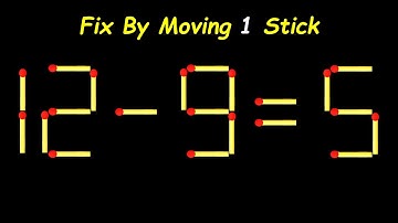 Only 1% Can Solve This Matchstick Puzzle – Move 1 Stick to Win!