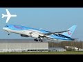 Planespotting At Manchester Airport - Heavy Aircraft Take offs 29th December 2015