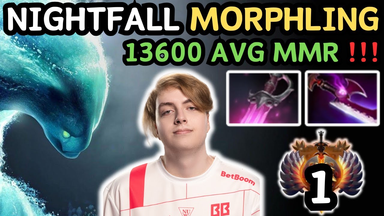 🔥 Rank 1 Nightfall MORPHLING Hard Carry Gameplay 7.37e 🔥 0 DEATH Master Tier - Dota 2