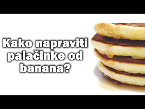 Video: Kako Napraviti Palačinke Od Banane Sa Sladoledom Od Skute