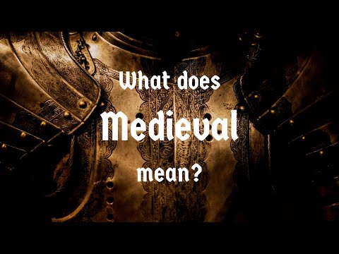Video: Je srednjeveški pridevnik?