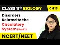 Disorders Related to the Circulatory System(Part 1)-Body Fluids & Circulation|Class 11