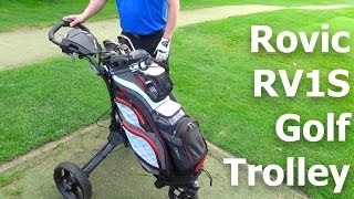 Rovic By Clicgear RV1S Swivel Golf Trolley First Look and First Look