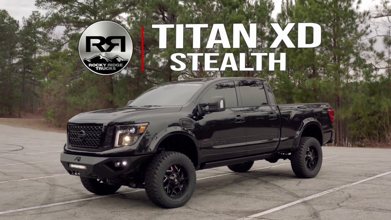 Nissan TITAN XD Rocky Ridge Stealth Package - YouTube