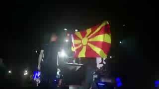 OneRepublic - If I Lose Myself (partial - Macedonian flag) (Skopje 01/06/15)