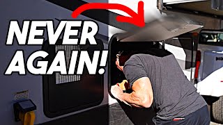RV Renovation  🔴 That Freaking RV Baggage Door Catch!
