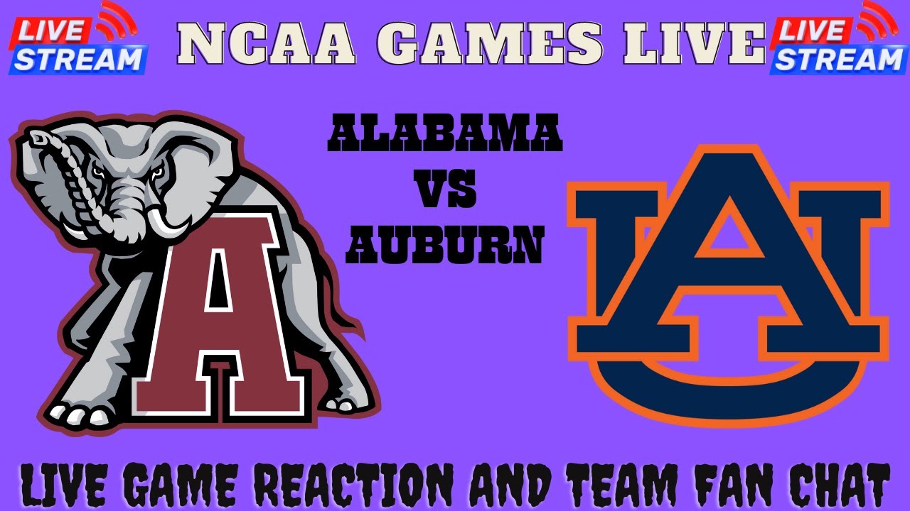 Auburn Tigers vs Alabama Crimson Tide Live Watch 🏀 NCAA Auburn vs ...
