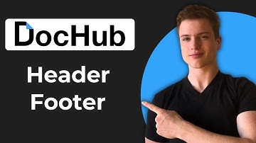 How To Add Header And Footer In DocHub (Full Guide)