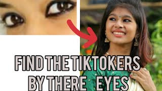 guess the tiktokers with there eyes #thejathangu #amalaamritha