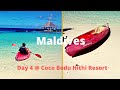 Maldives luxury private Island resort - Day 4 Water sports and dinner at Coco Bodu Hithi Resort