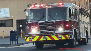 Engine 511 & Rescue 541 Responding AFA, Coplay, Pa - 11.5.21